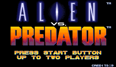 Alien vs. Predator (USA 940520) Title Screen